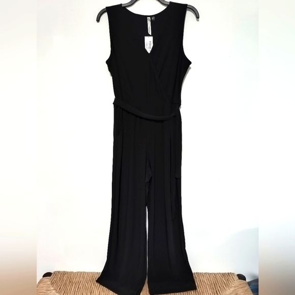New York Collection Pants - Elegant Black Jumpsuit / Size XL Petite / Price Dropped!